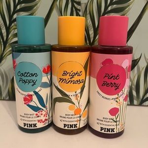Victoria Secret PINK 3p set of body mist